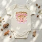 personalized great grandpa memorial baby bodysuit close-up detail