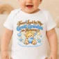 personalized great grandpa memorial baby bodysuit close-up detail