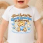 personalized great grandpa memorial baby bodysuit close-up detail