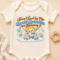 personalized great grandpa memorial baby bodysuit close-up detail