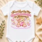 personalized great grandpa memorial baby bodysuit close-up detail