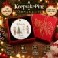 personalized nutcracker ornament with name and year for ballet dancers product image close-up detail