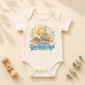 personalized papa guardian angel memorial baby bodysuit close-up detail