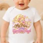 personalized papa guardian angel memorial baby bodysuit close-up detail