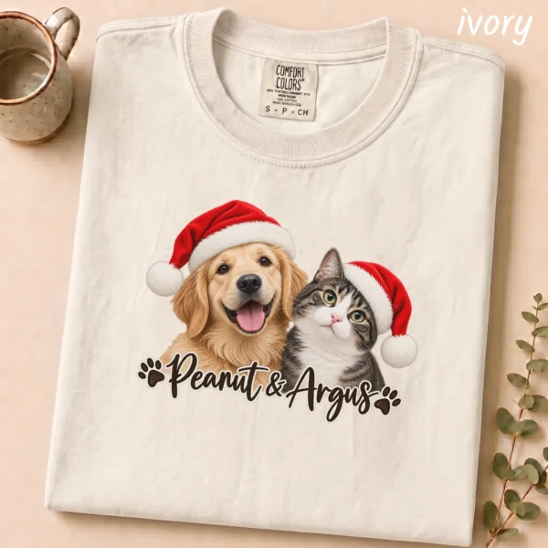 personalized pet photo sweatshirt t-shirt