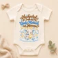 personalized uncle in heaven handpicked baby bodysuit close-up detail