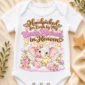 personalized uncle in heaven handpicked baby bodysuit close-up detail