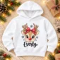 personalized xmas reindeer bodysuit & toddler tee baby bodysuit product photo