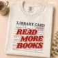 read more books shirt t-shirt close-up detail