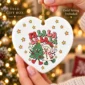 snowman and tree Christmas ornament product image product photo