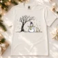 snowman dog shirt t-shirt