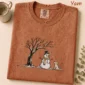 snowman dog shirt t-shirt product photo