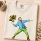 Van Gogh sunflower shirt t-shirt alternate angle