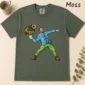 Van Gogh sunflower shirt t-shirt flat lay view