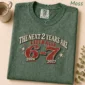 the next 2 years are literally 6-7 shirt t-shirt mockup view