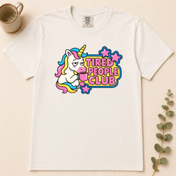 tired people club shirt t-shirt