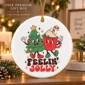 tree and cocoa ornament mug styled product photo
