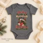 ultrasound christmas pregnancy announcement personalized baby bodysuit color options