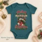 ultrasound christmas pregnancy announcement personalized baby bodysuit color options
