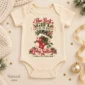 ultrasound christmas pregnancy announcement personalized baby bodysuit color options