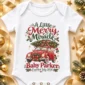 vintage car christmas pregnancy announcement custom baby bodysuit product photo