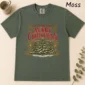 vintage greeting shirt t-shirt flat lay view