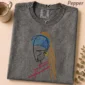 woman line art shirt t-shirt styled product photo