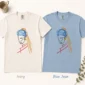 woman line art shirt t-shirt color options