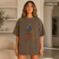 woman line art shirt t-shirt color options