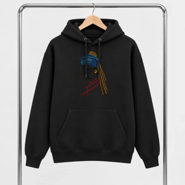 Woman Line Art Shirt, Sweatshirt & Hoodie — alternate product mockup woman line art shirt t-shirt front view