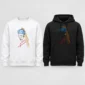 woman line art shirt t-shirt product photo