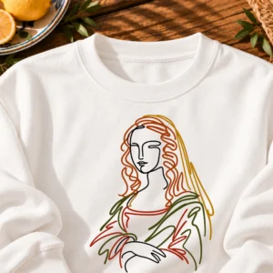 woman line art shirt t-shirt