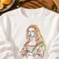 woman line art shirt t-shirt