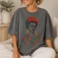 woman portrait shirt t-shirt lifestyle scene