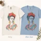 woman portrait shirt t-shirt color options