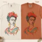 woman portrait shirt t-shirt color options
