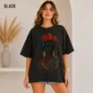 woman portrait shirt t-shirt color options