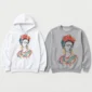woman portrait shirt t-shirt mockup view